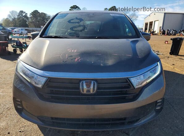 5FNRL6H87NB067781 2022 HONDA ODYSSEY Серый Вид спереди