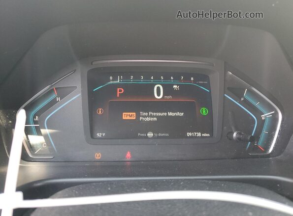 5FNRL6H87PB032516 2023 HONDA ODYSSEY Black Widok zestawu wskaźników