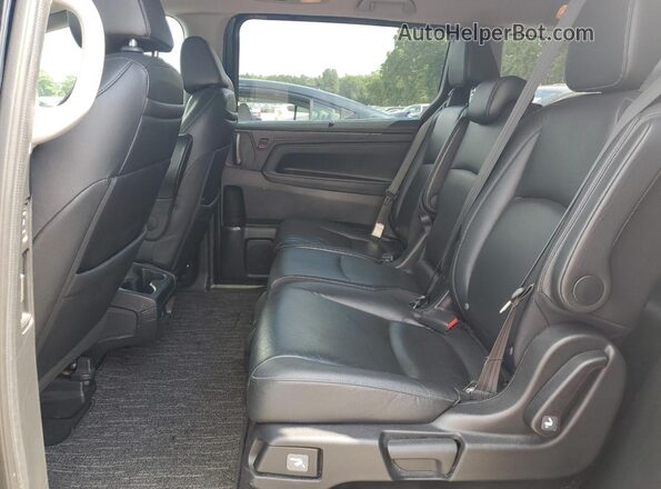 5FNRL6H87PB032516 2023 HONDA ODYSSEY Black Widok wnętrza z tyłu