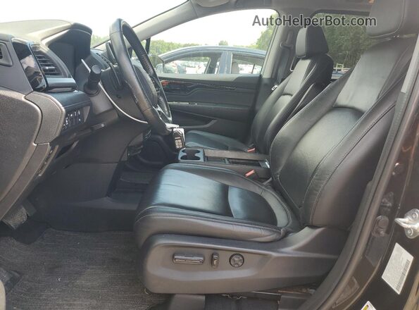 5FNRL6H87PB032516 2023 HONDA ODYSSEY Black Widok wnętrza z przodu