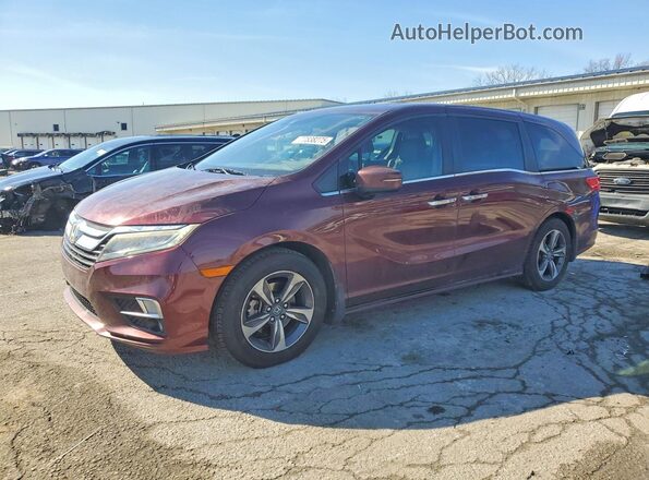 5FNRL6H89KB052596 2019 HONDA ODYSSEY Maroon Przód lewy