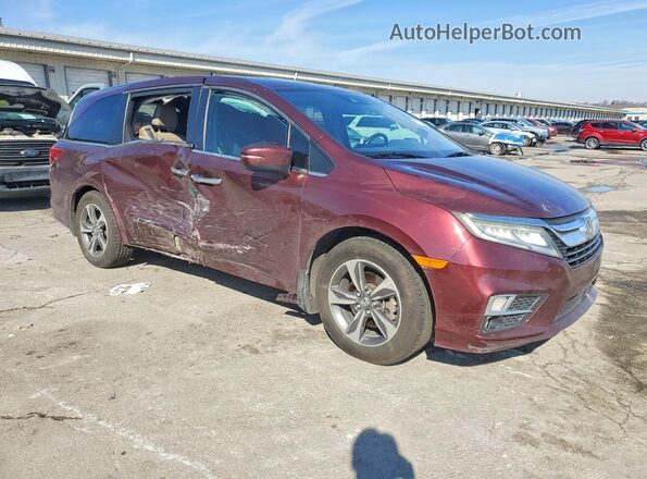 5FNRL6H89KB052596 2019 HONDA ODYSSEY Maroon Przód prawy