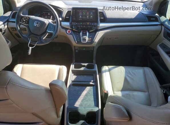 5FNRL6H89KB052596 2019 HONDA ODYSSEY Maroon Widok deski rozdzielczej