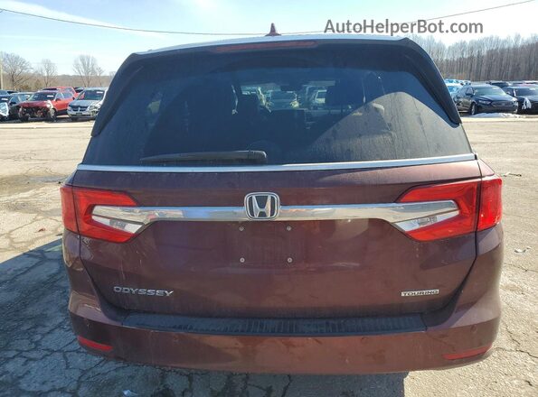 5FNRL6H89KB052596 2019 HONDA ODYSSEY Maroon Widok z tyłu