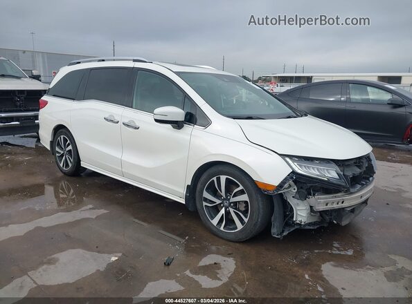 5FNRL6H90KB003666 2019 HONDA ODYSSEY Белый Передняя правая четверть