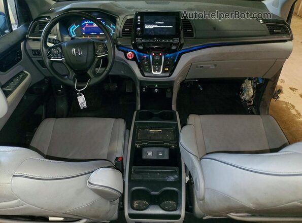 5FNRL6H90PB064510 2023 HONDA ODYSSEY Blue Widok deski rozdzielczej