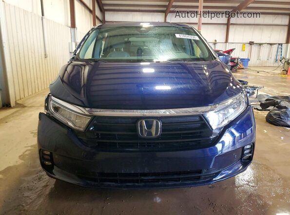 5FNRL6H90PB064510 2023 HONDA ODYSSEY Blue Widok z przodu