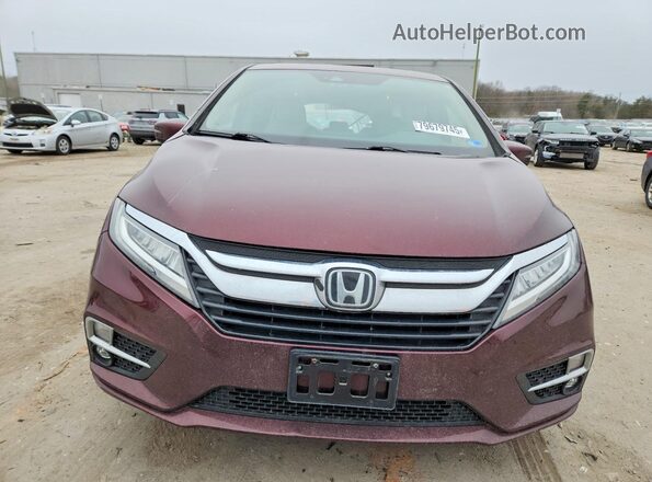 5FNRL6H91KB021397 2019 HONDA ODYSSEY Burgundy Vista frontal