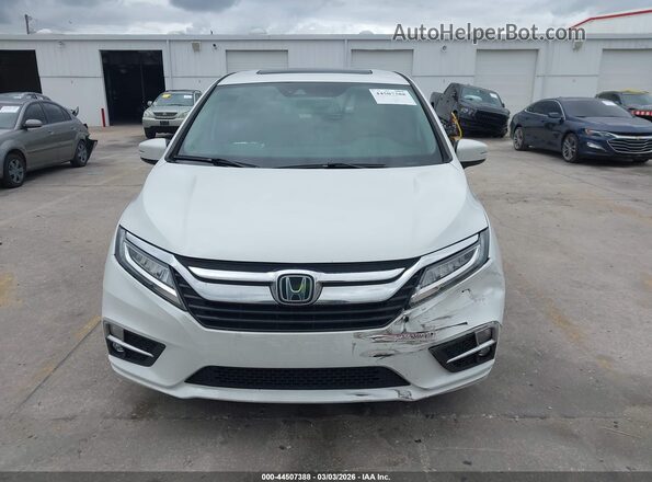 5FNRL6H91LB068902 2020 HONDA ODYSSEY Белый Вид щитка приборов