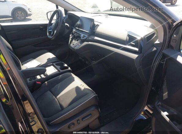 5FNRL6H91SB041262 2025 HONDA ODYSSEY Черный Вид салона спереди
