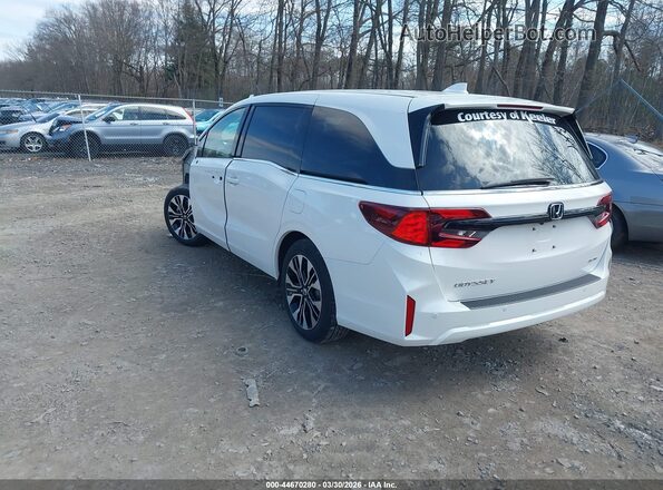 5FNRL6H92TB009177 2026 HONDA ODYSSEY White Задня ліва чверть