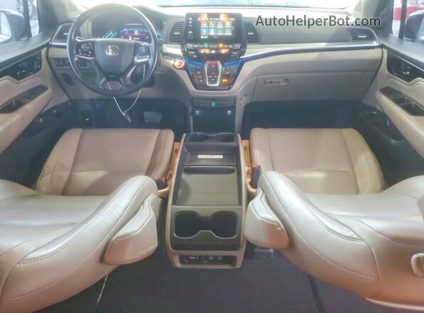 5FNRL6H93KB056152 2019 HONDA ODYSSEY Белый Вид панели приборов
