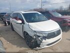 2021 Honda Odyssey Elite White vin: 5FNRL6H94MB002457