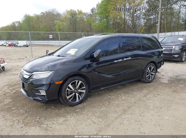5FNRL6H96KB066867 2019 HONDA ODYSSEY Black Vista tres cuartos delantera izquierda