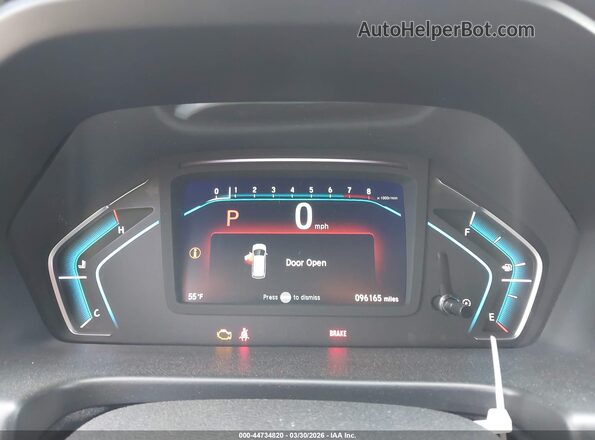 5FNRL6H96KB066867 2019 HONDA ODYSSEY Black Vista de los asientos traseros