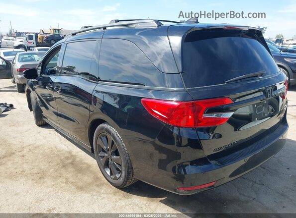5FNRL6H97RB006445 2024 HONDA ODYSSEY Черный Задняя левая четверть
