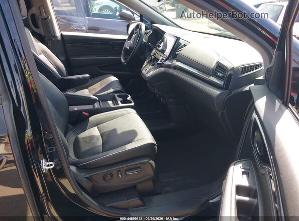 5FNRL6H97RB006445 2024 HONDA ODYSSEY Черный Вид салона спереди
