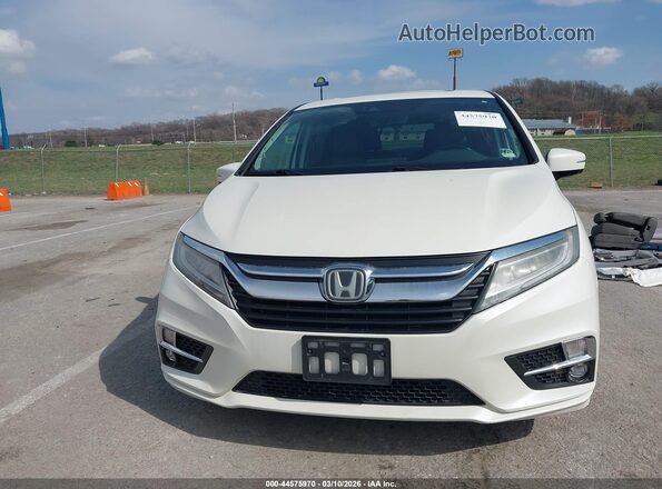 5FNRL6H9XKB003741 2019 HONDA ODYSSEY White Vista interior trasera