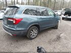 2019 Honda Pilot Ex Синий vin: 5FNYF5H33KB031180