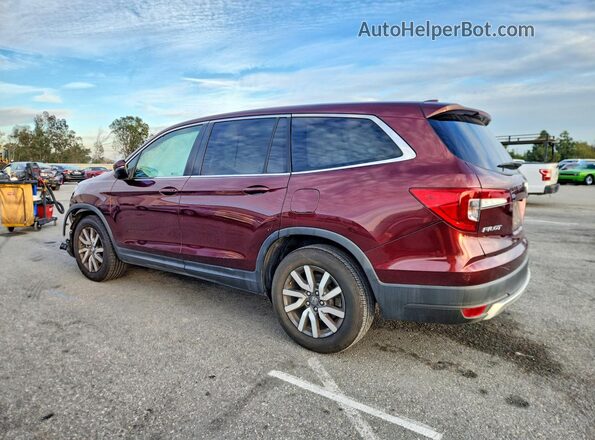 5FNYF5H35KB045646 2019 HONDA PILOT Бордовый Задняя левая четверть