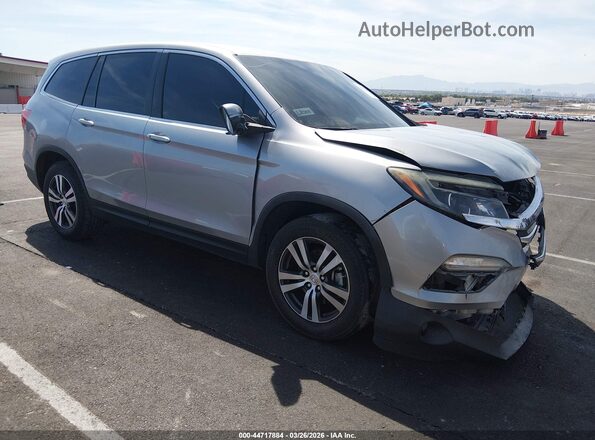 5FNYF5H38JB009240 2018 HONDA PILOT Серебряный Передняя правая четверть