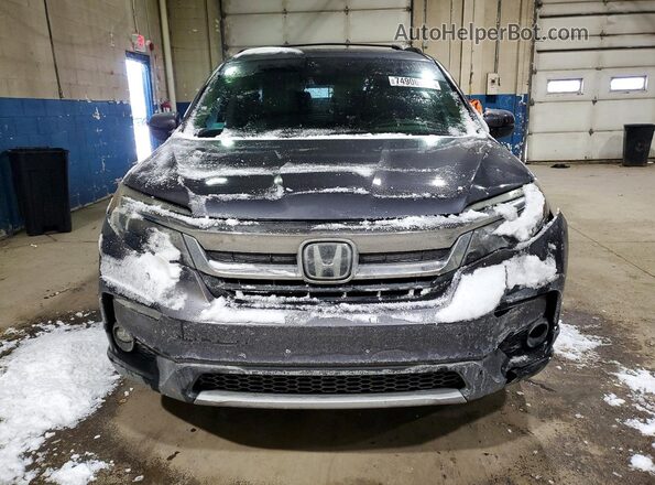 5FNYF5H40KB015365 2019 HONDA PILOT Gray Widok z przodu
