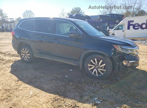 5FNYF5H44KB017040 2019 HONDA PILOT Черный Передняя правая четверть