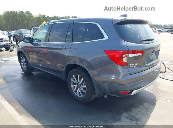 5FNYF5H50KB013401 2019 HONDA PILOT Синий Задняя левая четверть