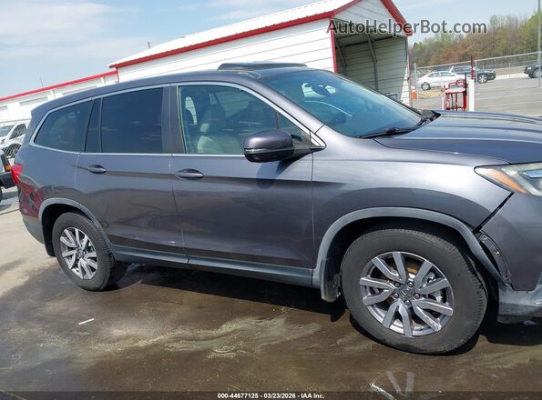 5FNYF5H50KB013401 2019 HONDA PILOT Синий Вид задней части салона