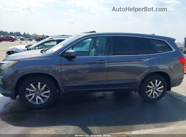 5FNYF5H50KB013401 2019 HONDA PILOT Синий Панорамный вид салона 360°