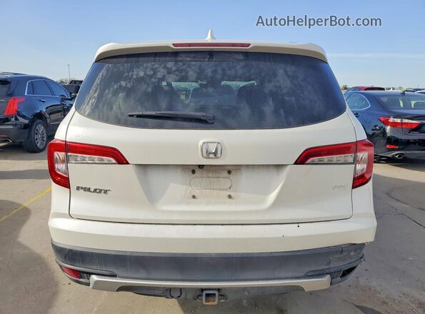 5FNYF5H57KB011998 2019 HONDA PILOT White Հետևի տեսք