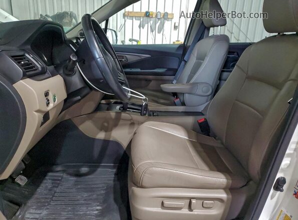 5FNYF5H58KB014618 2019 HONDA PILOT White Սալոնի դիմացի տեսք