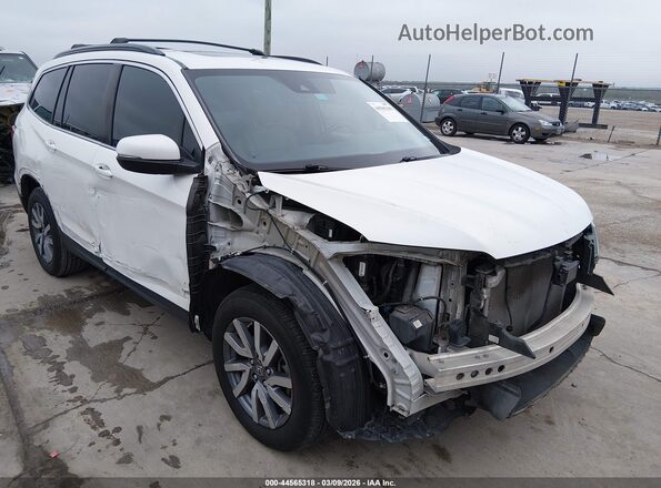5FNYF5H59KB024414 2019 HONDA PILOT Белый Передняя правая четверть