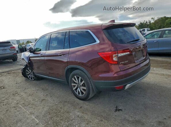 5FNYF5H59KB045571 2019 HONDA PILOT Burgundy Tył lewy