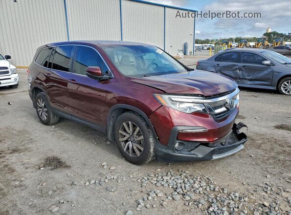 5FNYF5H59KB045571 2019 HONDA PILOT Burgundy Przód prawy