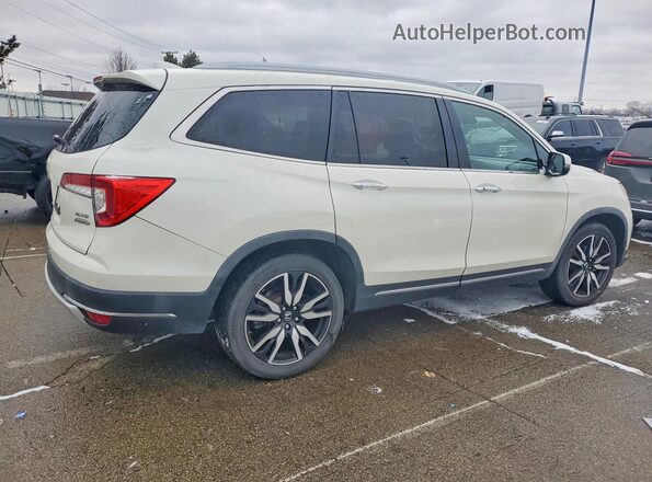 5FNYF6H01KB005186 2019 HONDA PILOT Белый Задняя правая четверть
