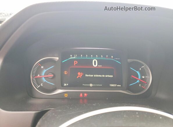 5FNYF6H01KB005186 2019 HONDA PILOT Белый Вид щитка приборов