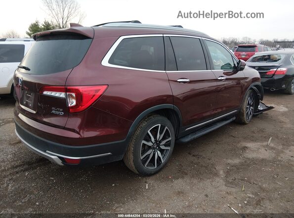 5FNYF6H03MB062184 2021 HONDA PILOT Красный Задняя правая четверть