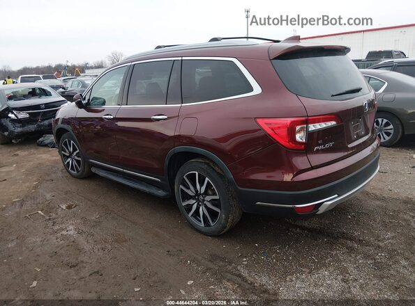 5FNYF6H03MB062184 2021 HONDA PILOT Красный Задняя левая четверть