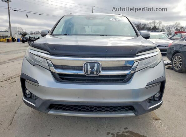 5FNYF6H09KB049159 2019 HONDA PILOT Серебряный Вид спереди