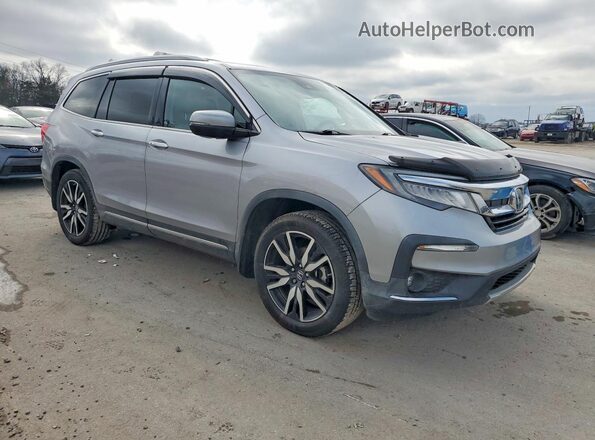 5FNYF6H09KB049159 2019 HONDA PILOT Серебряный Передняя правая четверть
