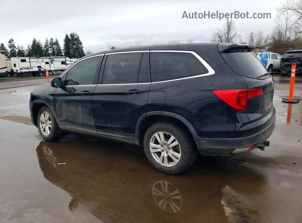 5FNYF6H14JB001883 2018 HONDA PILOT Черный Задняя левая четверть