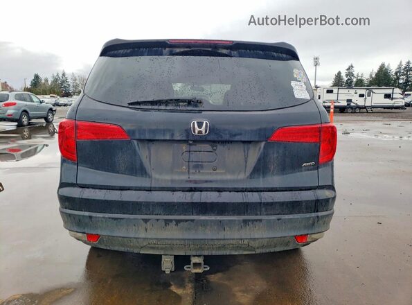 5FNYF6H14JB001883 2018 HONDA PILOT Черный Вид сзади