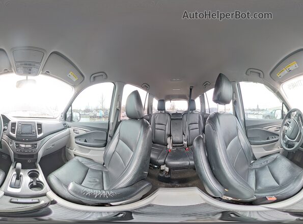 5FNYF6H14JB001883 2018 HONDA PILOT Черный Вид наклейки с VIN-кодом