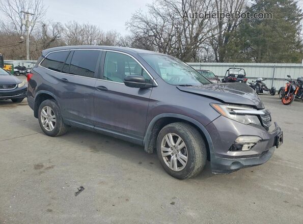 5FNYF6H15JB067214 2018 HONDA PILOT Серый Передняя правая четверть