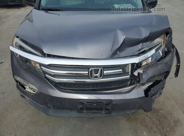 5FNYF6H15JB067214 2018 HONDA PILOT Серый Вид подкапотного пространства