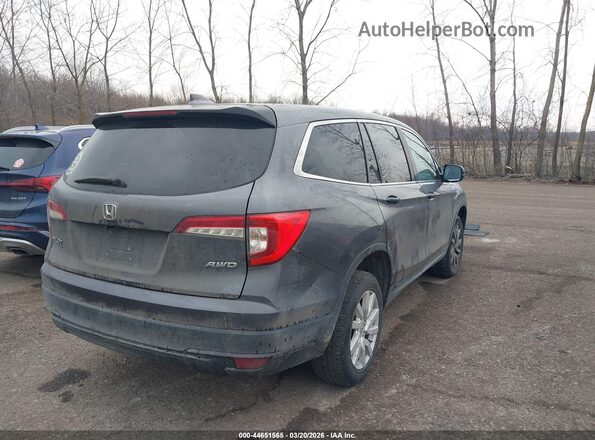 5FNYF6H18KB020874 2019 HONDA PILOT Серый Задняя правая четверть