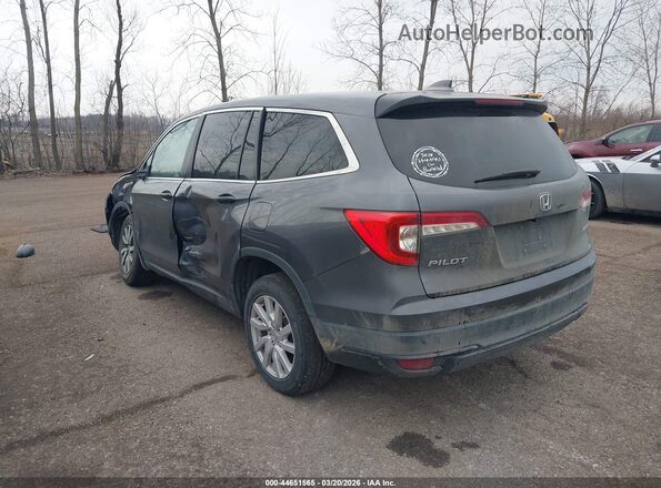 5FNYF6H18KB020874 2019 HONDA PILOT Серый Задняя левая четверть