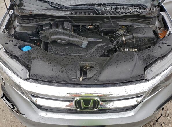 5FNYF6H52KB009436 2019 HONDA PILOT Серебряный Вид подкапотного пространства