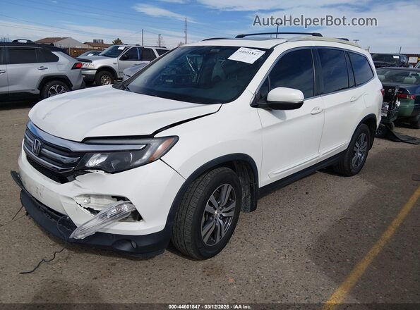5FNYF6H55JB035558 2018 HONDA PILOT Белый Передняя левая четверть